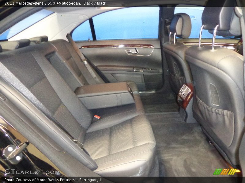 Black / Black 2011 Mercedes-Benz S 550 4Matic Sedan