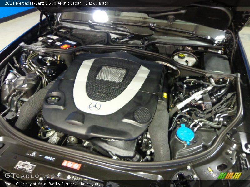 Black / Black 2011 Mercedes-Benz S 550 4Matic Sedan