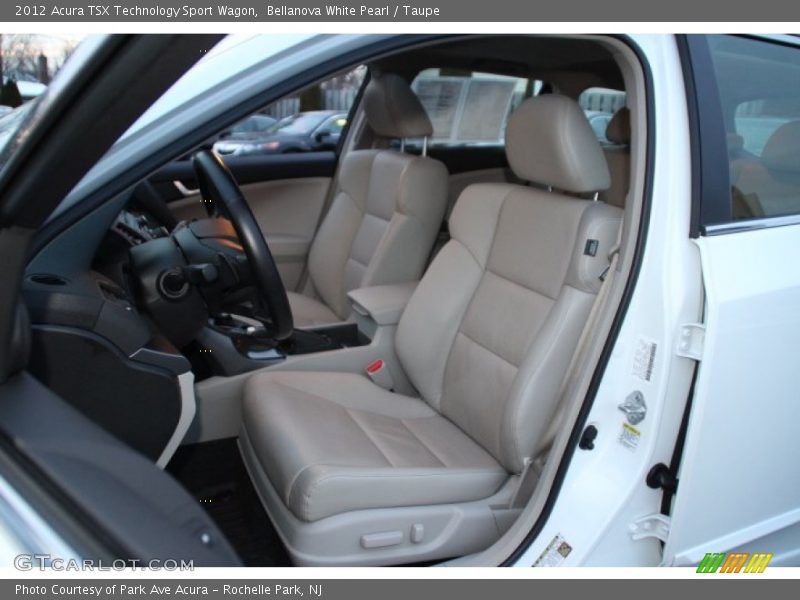 Bellanova White Pearl / Taupe 2012 Acura TSX Technology Sport Wagon