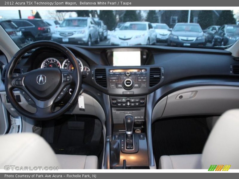 Bellanova White Pearl / Taupe 2012 Acura TSX Technology Sport Wagon