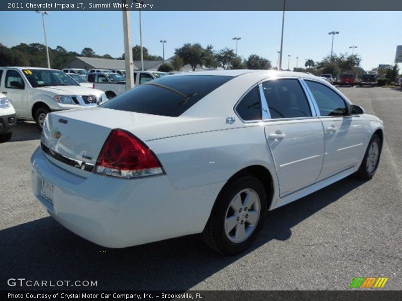 Summit White / Ebony 2011 Chevrolet Impala LT