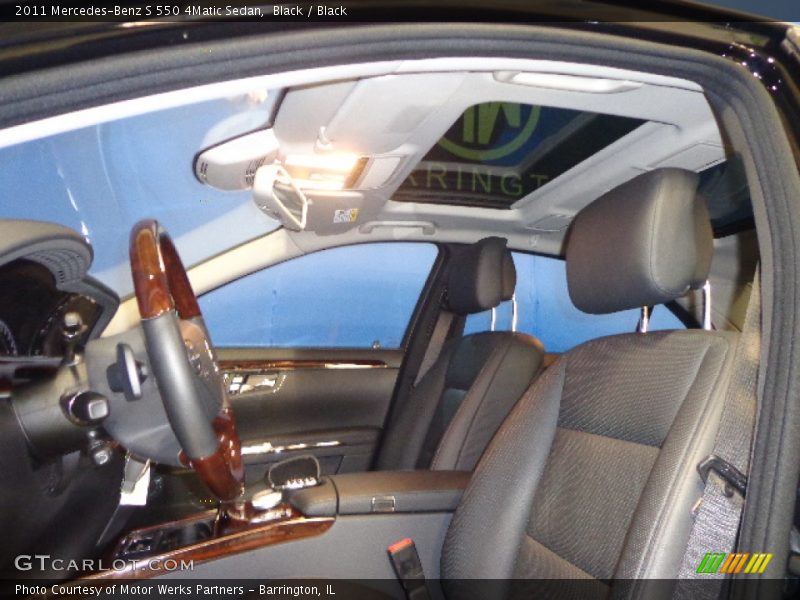 Black / Black 2011 Mercedes-Benz S 550 4Matic Sedan