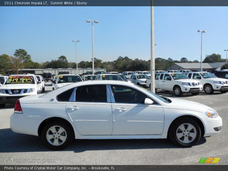 Summit White / Ebony 2011 Chevrolet Impala LT