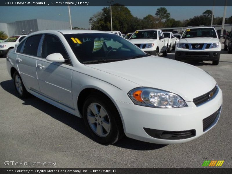 Summit White / Ebony 2011 Chevrolet Impala LT