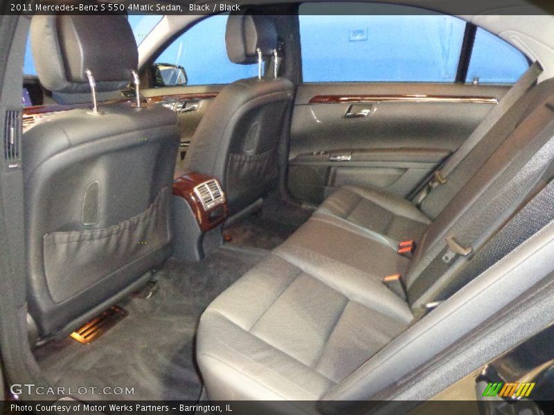 Black / Black 2011 Mercedes-Benz S 550 4Matic Sedan