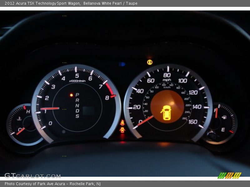 Bellanova White Pearl / Taupe 2012 Acura TSX Technology Sport Wagon