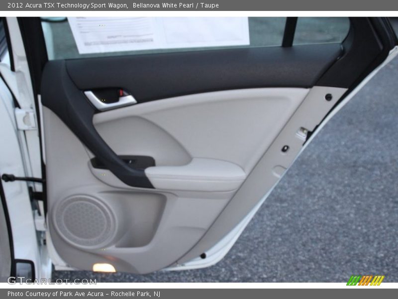 Bellanova White Pearl / Taupe 2012 Acura TSX Technology Sport Wagon