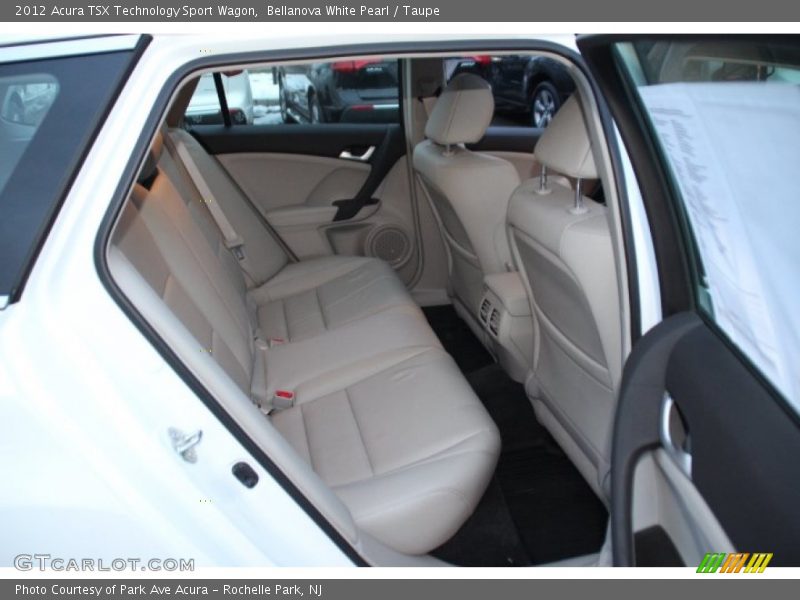 Bellanova White Pearl / Taupe 2012 Acura TSX Technology Sport Wagon