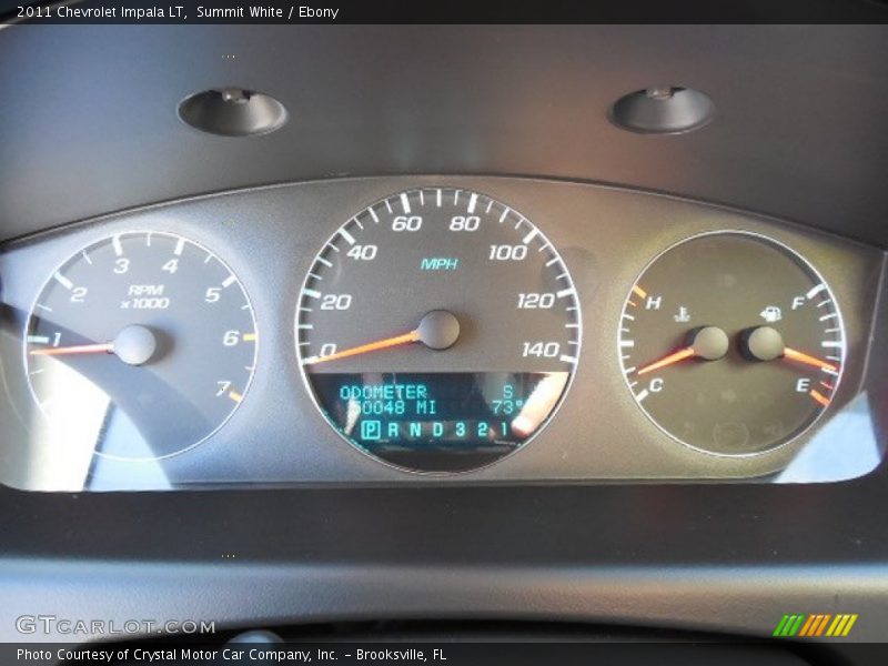 Summit White / Ebony 2011 Chevrolet Impala LT