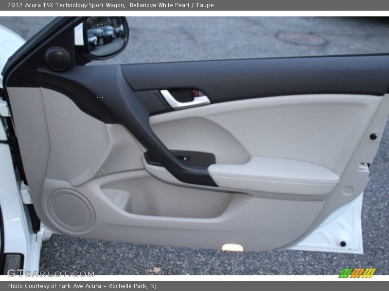 Bellanova White Pearl / Taupe 2012 Acura TSX Technology Sport Wagon