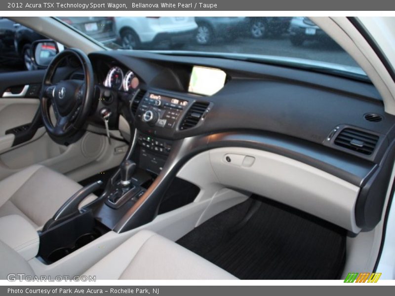 Bellanova White Pearl / Taupe 2012 Acura TSX Technology Sport Wagon