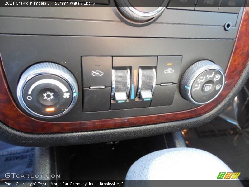 Summit White / Ebony 2011 Chevrolet Impala LT