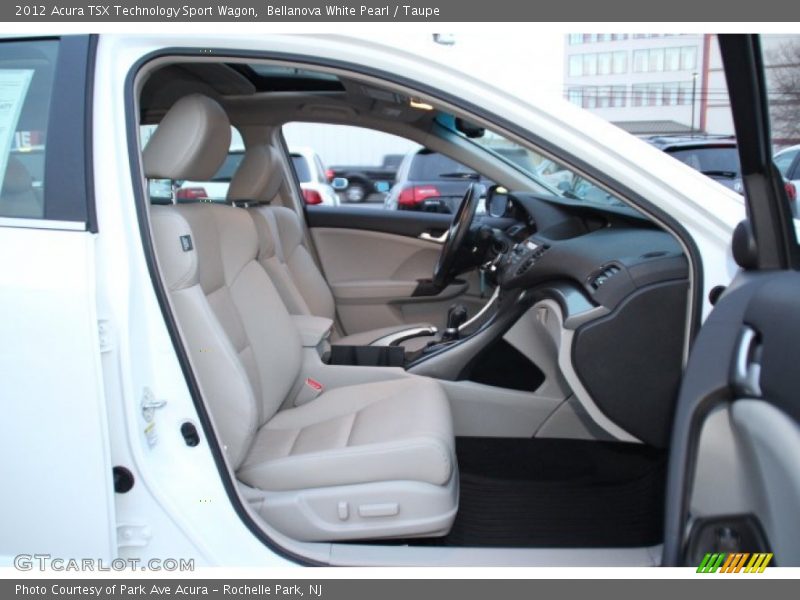 Bellanova White Pearl / Taupe 2012 Acura TSX Technology Sport Wagon