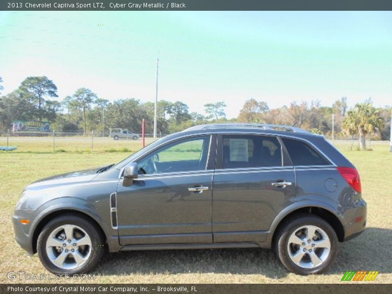 Cyber Gray Metallic / Black 2013 Chevrolet Captiva Sport LTZ