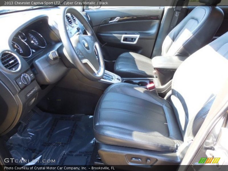 Cyber Gray Metallic / Black 2013 Chevrolet Captiva Sport LTZ