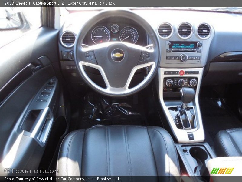Cyber Gray Metallic / Black 2013 Chevrolet Captiva Sport LTZ