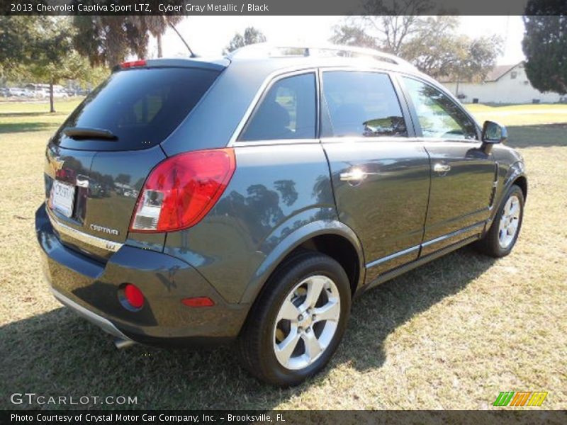 Cyber Gray Metallic / Black 2013 Chevrolet Captiva Sport LTZ