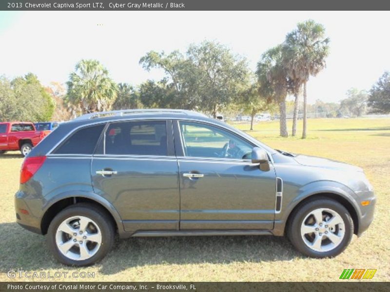 Cyber Gray Metallic / Black 2013 Chevrolet Captiva Sport LTZ