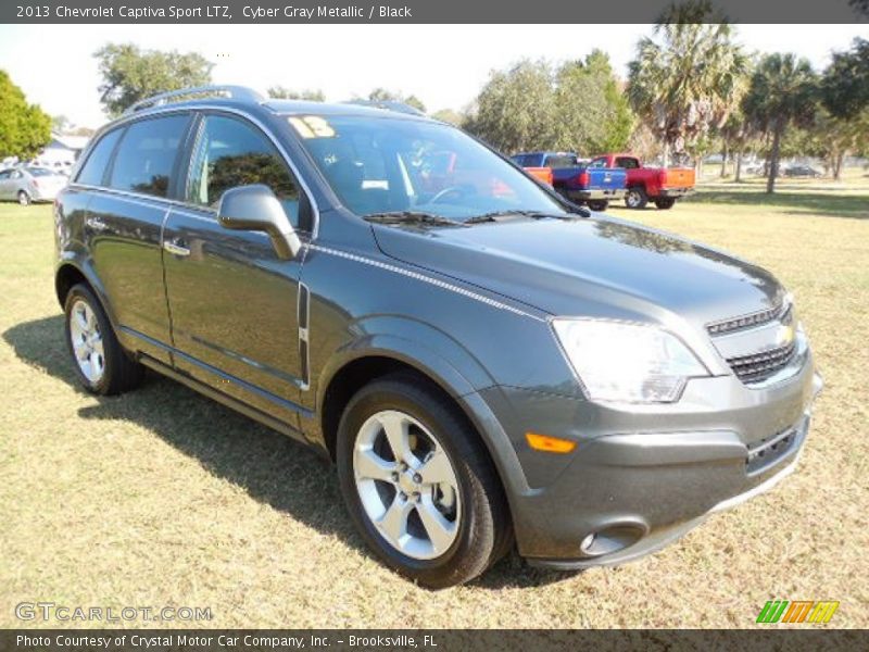 Cyber Gray Metallic / Black 2013 Chevrolet Captiva Sport LTZ