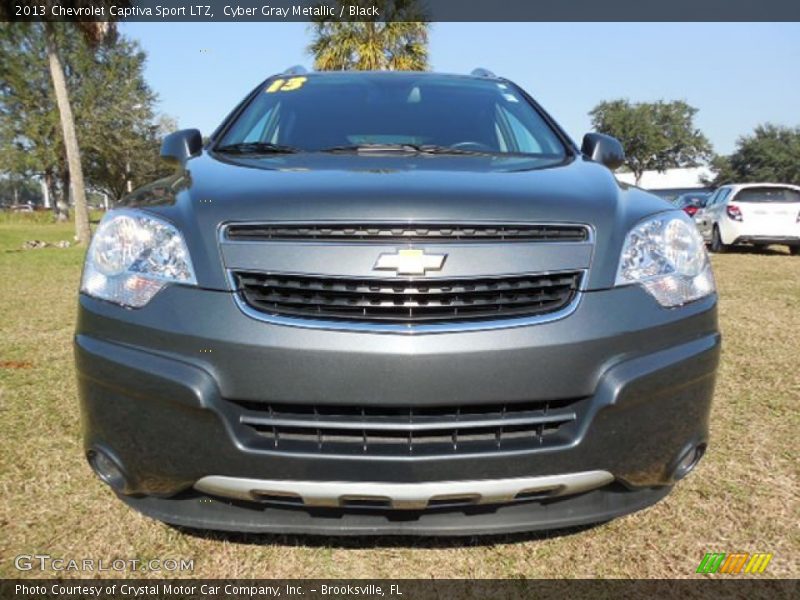 Cyber Gray Metallic / Black 2013 Chevrolet Captiva Sport LTZ