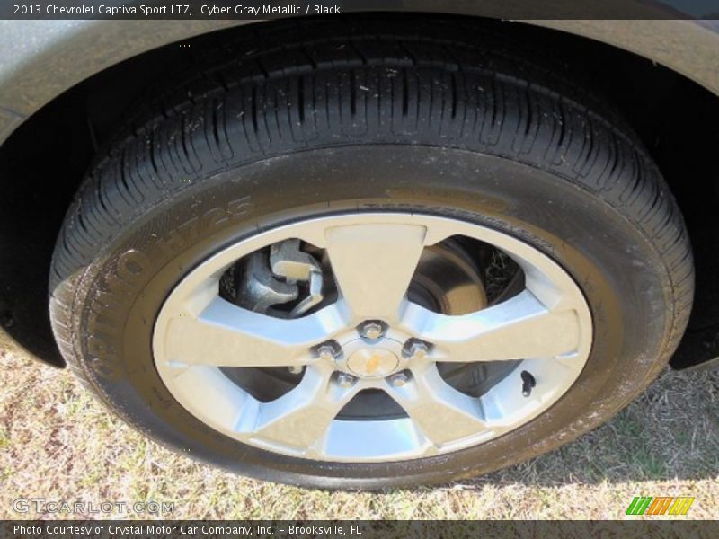 Cyber Gray Metallic / Black 2013 Chevrolet Captiva Sport LTZ
