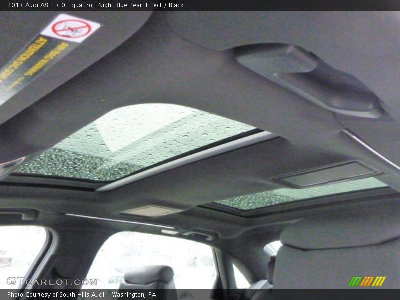 Sunroof of 2013 A8 L 3.0T quattro