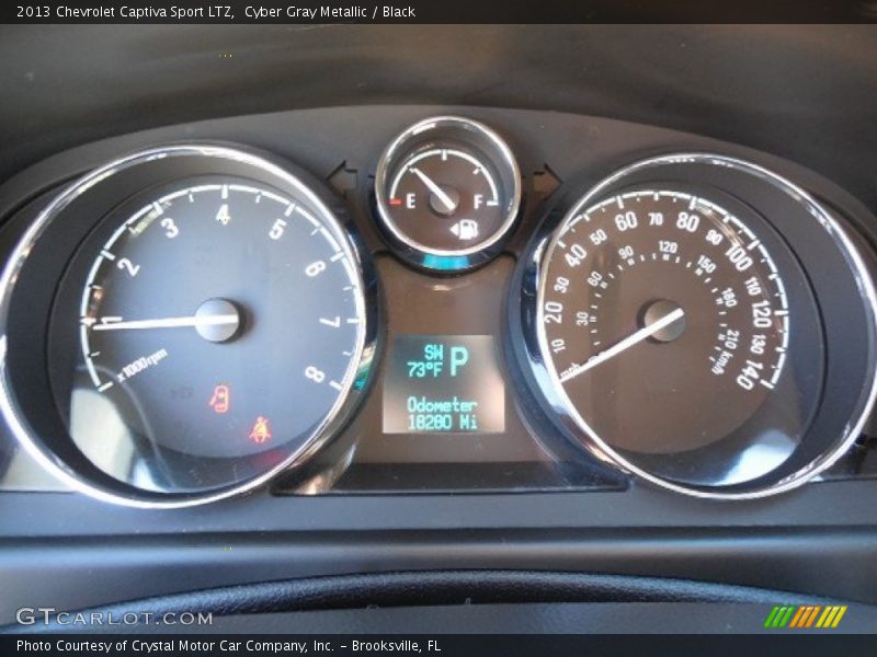 Cyber Gray Metallic / Black 2013 Chevrolet Captiva Sport LTZ