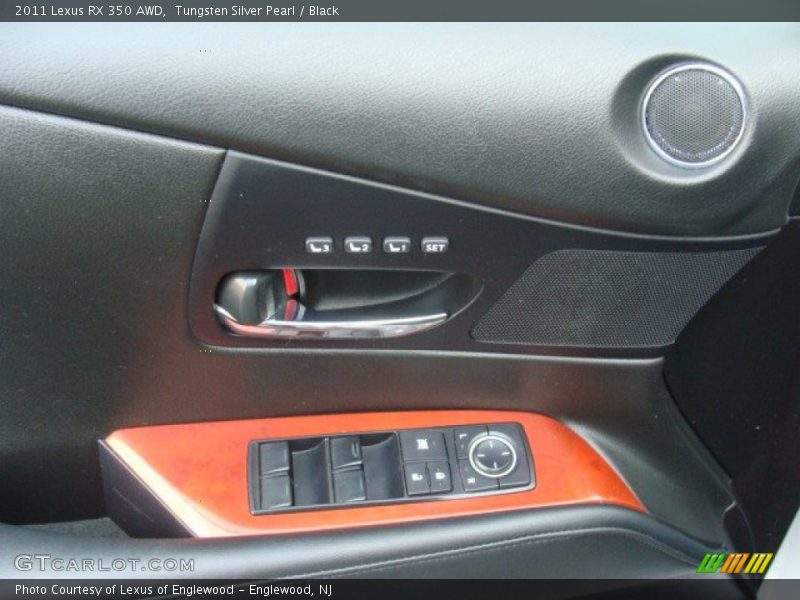 Tungsten Silver Pearl / Black 2011 Lexus RX 350 AWD