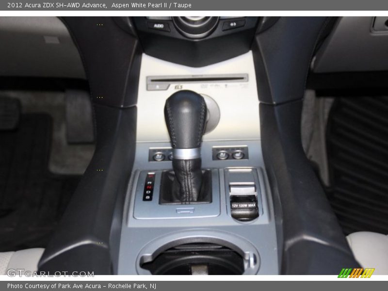 Aspen White Pearl II / Taupe 2012 Acura ZDX SH-AWD Advance