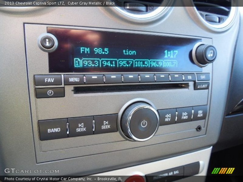 Cyber Gray Metallic / Black 2013 Chevrolet Captiva Sport LTZ