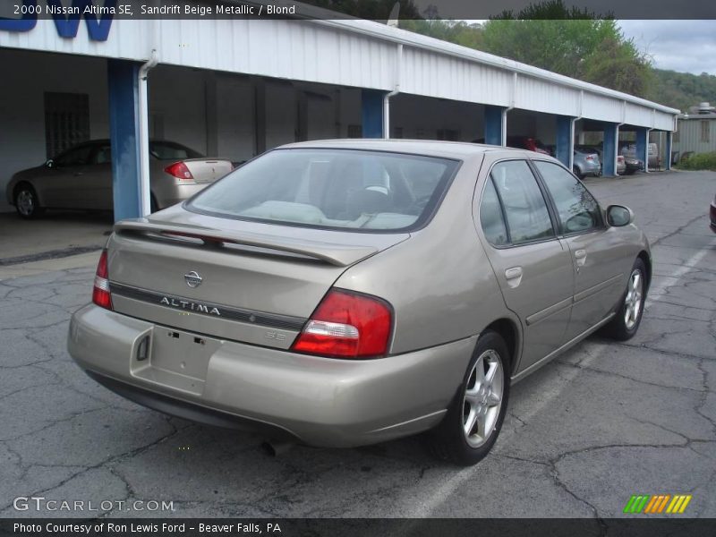 Sandrift Beige Metallic / Blond 2000 Nissan Altima SE
