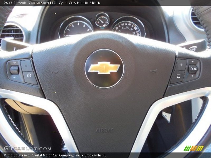 Cyber Gray Metallic / Black 2013 Chevrolet Captiva Sport LTZ