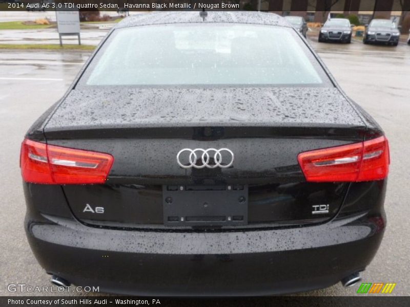 Havanna Black Metallic / Nougat Brown 2014 Audi A6 3.0 TDI quattro Sedan