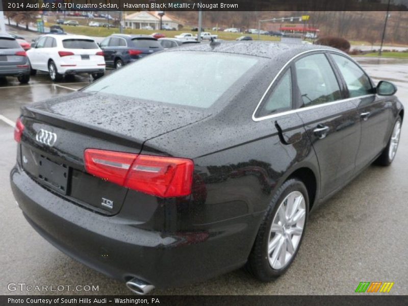 Havanna Black Metallic / Nougat Brown 2014 Audi A6 3.0 TDI quattro Sedan
