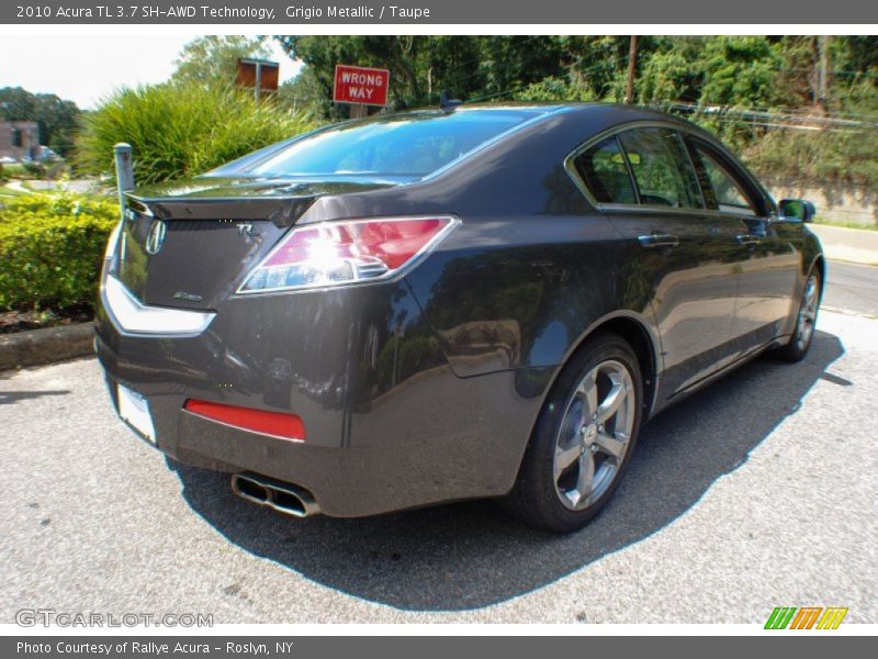 Grigio Metallic / Taupe 2010 Acura TL 3.7 SH-AWD Technology