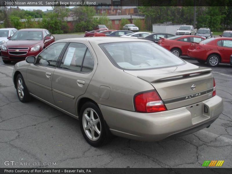 Sandrift Beige Metallic / Blond 2000 Nissan Altima SE