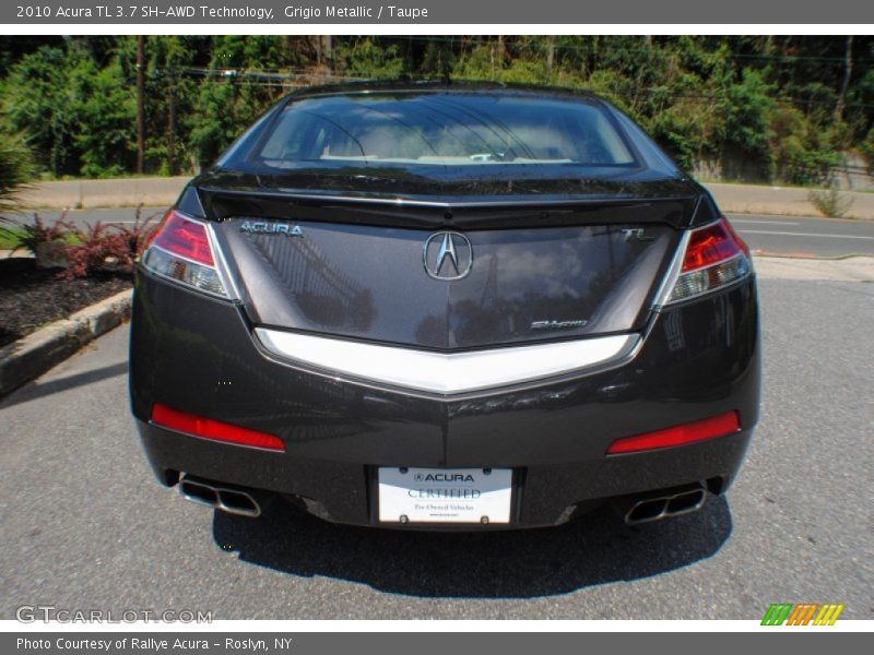 Grigio Metallic / Taupe 2010 Acura TL 3.7 SH-AWD Technology