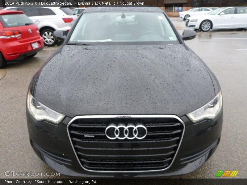 Havanna Black Metallic / Nougat Brown 2014 Audi A6 3.0 TDI quattro Sedan