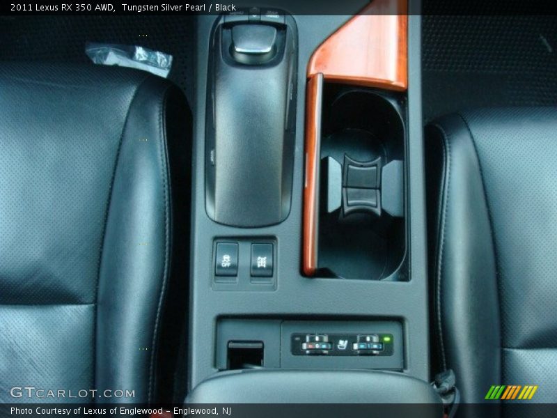 Tungsten Silver Pearl / Black 2011 Lexus RX 350 AWD