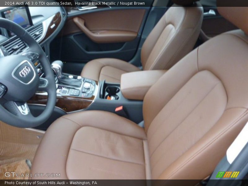 Front Seat of 2014 A6 3.0 TDI quattro Sedan