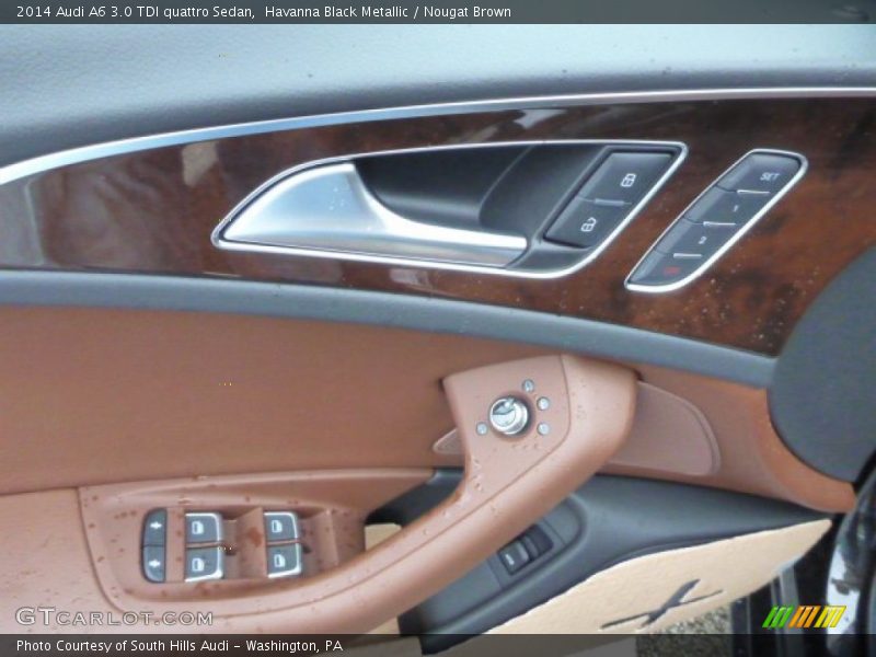 Havanna Black Metallic / Nougat Brown 2014 Audi A6 3.0 TDI quattro Sedan