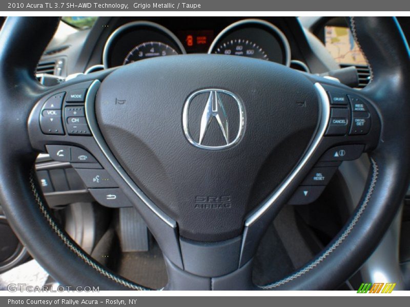 Grigio Metallic / Taupe 2010 Acura TL 3.7 SH-AWD Technology