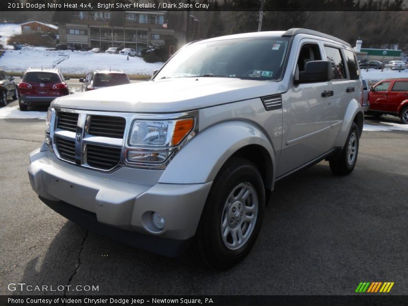 Bright Silver Metallic / Dark Slate Gray 2011 Dodge Nitro Heat 4x4