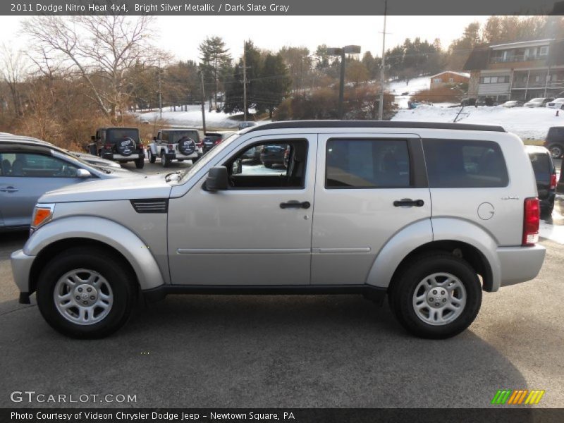 Bright Silver Metallic / Dark Slate Gray 2011 Dodge Nitro Heat 4x4