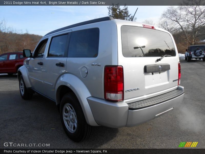 Bright Silver Metallic / Dark Slate Gray 2011 Dodge Nitro Heat 4x4