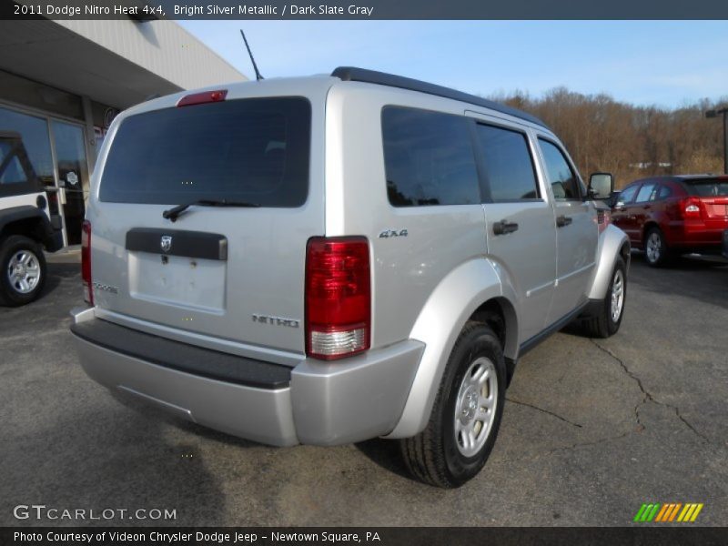 Bright Silver Metallic / Dark Slate Gray 2011 Dodge Nitro Heat 4x4