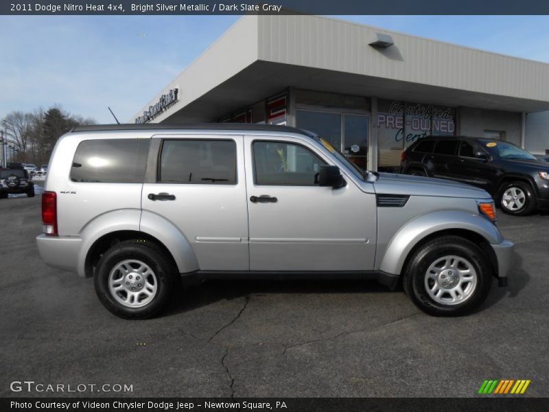 Bright Silver Metallic / Dark Slate Gray 2011 Dodge Nitro Heat 4x4