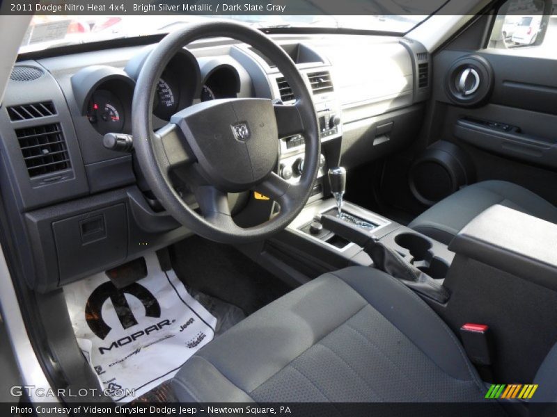 Bright Silver Metallic / Dark Slate Gray 2011 Dodge Nitro Heat 4x4