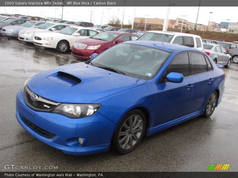 WR Blue Mica / Carbon Black 2009 Subaru Impreza WRX Sedan