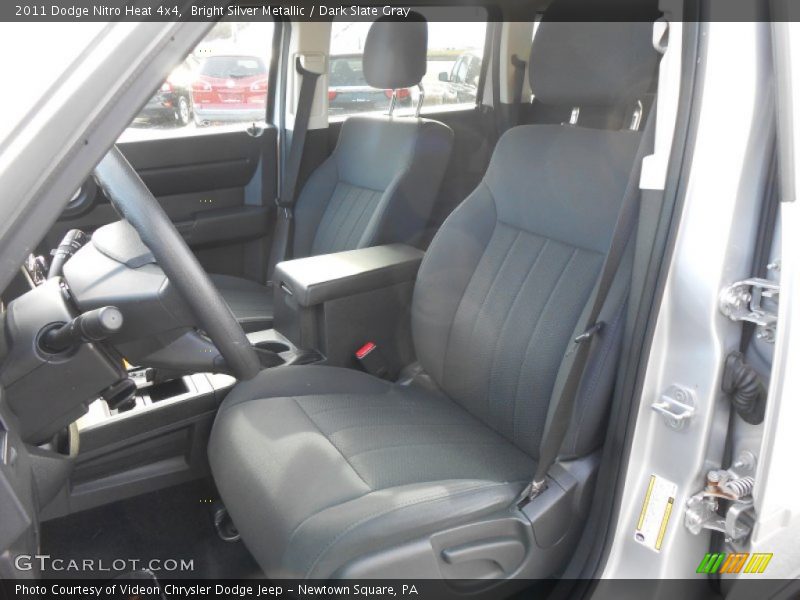 Bright Silver Metallic / Dark Slate Gray 2011 Dodge Nitro Heat 4x4